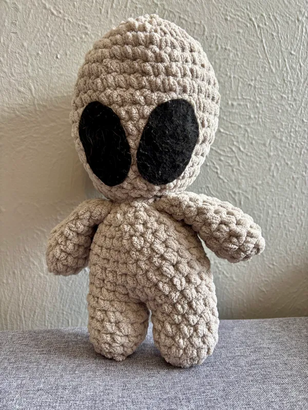 Grey Alien Amigurumi