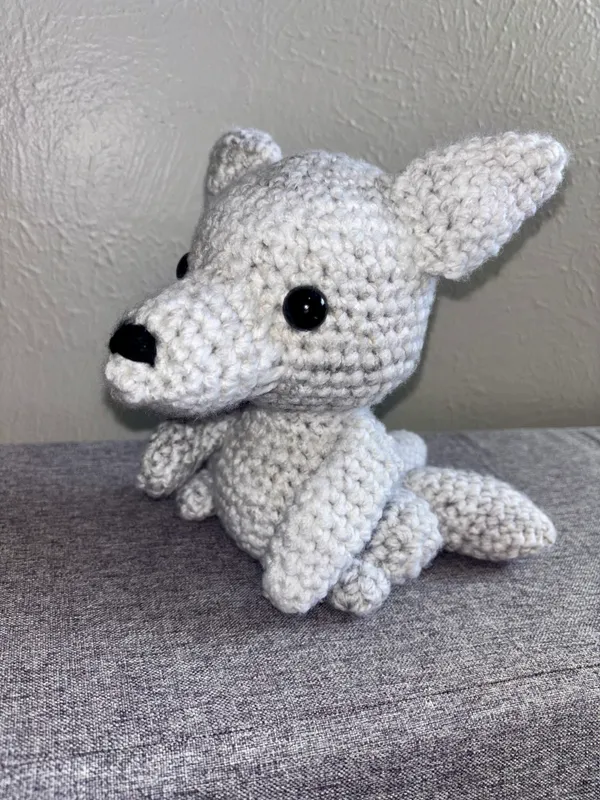 Kitsune Front Amigurumi